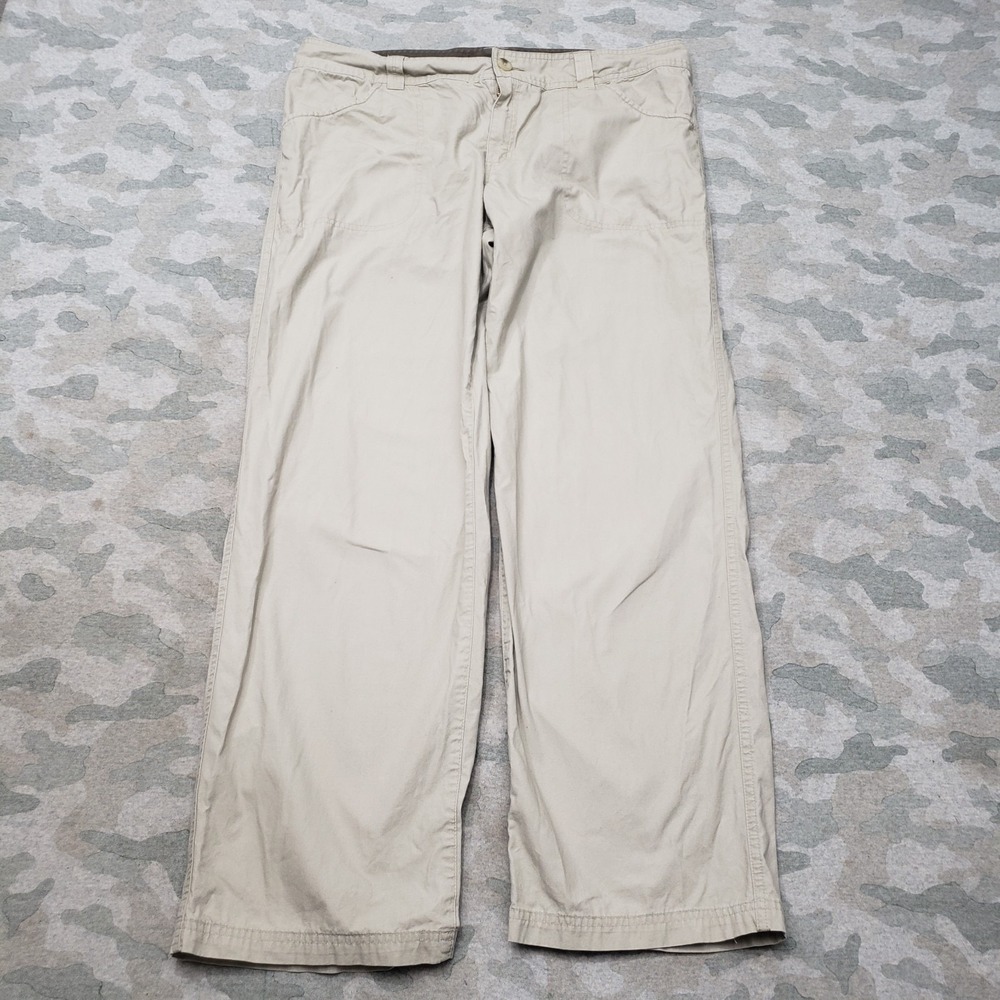 Columbia Pants Womens 16 Tan Pockets Straight Leg Outdoors Camp Hiking Travel